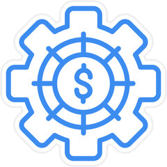 Vector Design Cost Management Icon Style