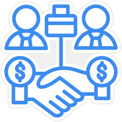 Vector Design Business Relationship Icon Style