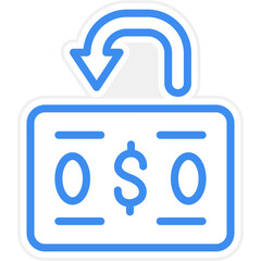 Vector Design Chargeback Icon Style