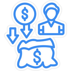 Vector Design Crowdfunding Icon Style