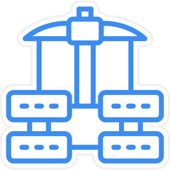 Vector Design Data Mining Icon Style