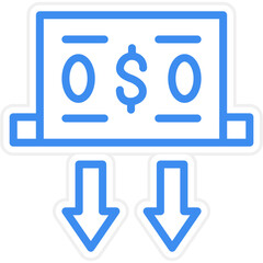 Vector Design Deposit Icon Style