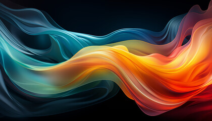 abstract background multi colour wave lines