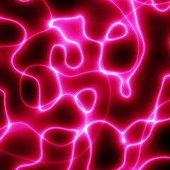 Pink glowing multidimensional plasma force field. Abstract glowing background