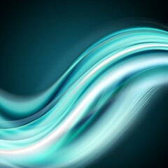 Fototapeta premium Oceanic Gradient Smooth Wallpaper with Blue Liquid Background and Wavy Shapes wave, blue, light, wallpaper, waves, design, motion, line, illustration, backdrop, curve, vector, flow, water, dynamic, te