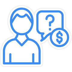 Fototapeta premium Ask Icon Style