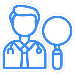 Obraz premium Find A Provider Icon Style