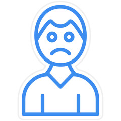 Sad Icon Style