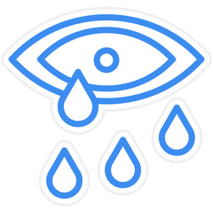 Tears Icon Style