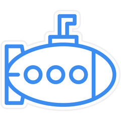 Submarine Icon Style