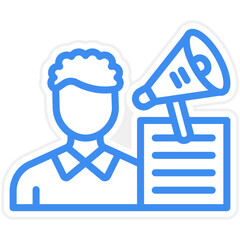 Content Marketer Icon Style