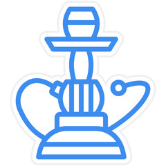 Hookah Icon Style