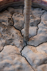 Drylands cracked dried Soil environment