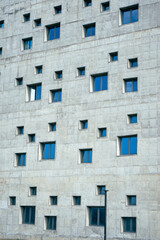 windows of a building