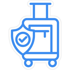 Travel Insurance Icon Style