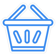 Shopping Basket Icon Style