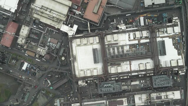 Intel Ireland Campus At Leixlip, Kildare, Ireland - Largest Manufacturing Plant Outside USA. - aerial shot