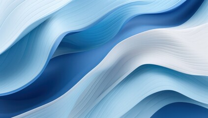 Sea Blue color in the style of flowing fabric, Digital Wave Background