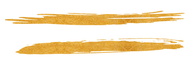 Obraz premium 金色のブラシストローク