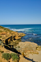 Discover sheltered bay beaches and wild surf beaches, blowholes, caves and unusual rock formations...