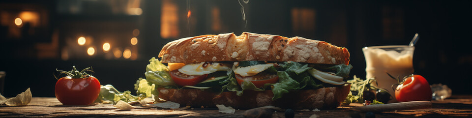 mozzarella sandwich - obrazy, fototapety, plakaty