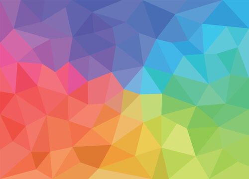 Geometric Colorful Shapes Cool Modern Background