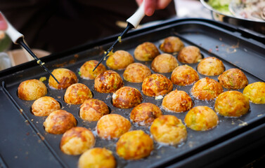 たこ焼き作り