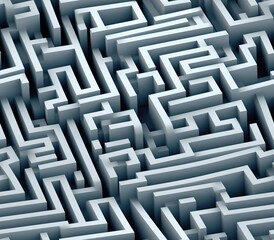 3D Labyrinth Seamless Patterns