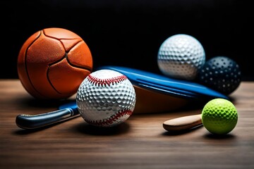 The three main sports are baseball, tennis, and golf