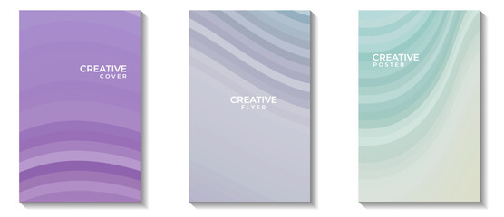 Fototapeta premium creative colorful cover flyer poster