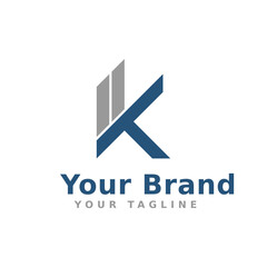 Letter K Building Nice Unique Logo