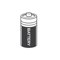 illustration of electric battery, vector art.