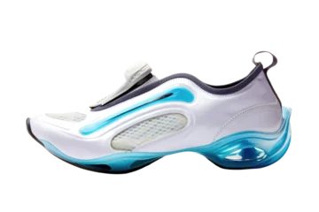 Foto auf Leinwand Dive into Fitness with AquaStride Exercise Shoes isolated on transparent background © Yasir