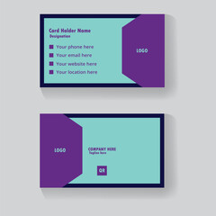 modern business card design and creative design