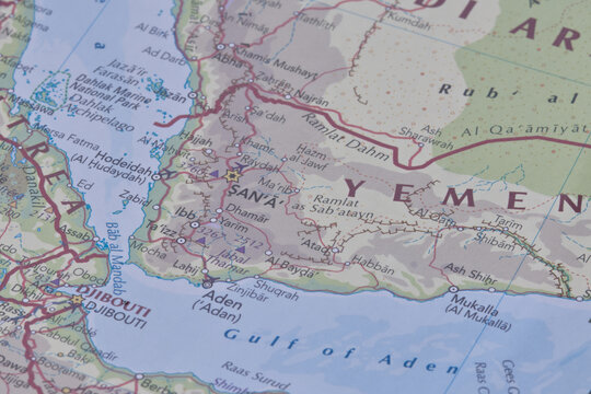 Map of the south of the Red Sea Region, December 3, 2023