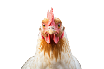 Animal Feathery Gathering Unity Among Hens on a White or Clear Surface PNG Transparent Background