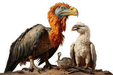 Obraz premium Animal Winged and Ancient Eagle Parasaurolophus on a White or Clear Surface PNG Transparent Background