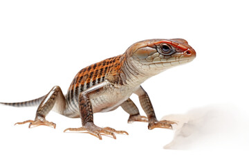 Animal Lizard and Scorpion Predatory Drama on a White or Clear Surface PNG Transparent Background