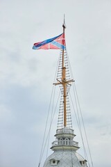Obraz premium The flag of Huys, approved by Peter the Great in the Russian Empire