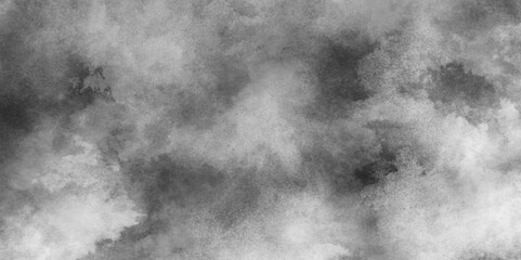 Fototapeta premium Beautiful blurry abstract black and white texture background with smoke,black and whiter background with puffy smoke, white background illustration.