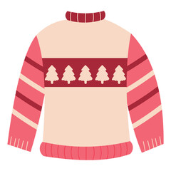 Christmas sweater vector