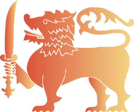 lion icon for the Sri Lankan flag
