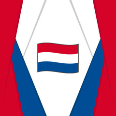 Netherlands Flag Abstract Background Design Template. Netherlands Independence Day Banner Social Media Post. Netherlands Background