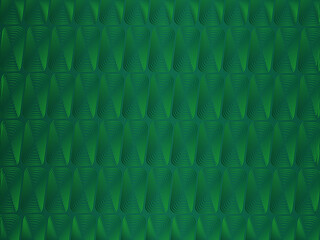 Green background with purple abstract stripes pattern. Modern cover design with gradient red color.