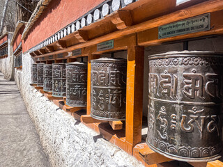 Tibetan Prayer Wheel at Leh Ladakh