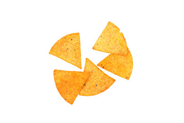 PNG, Corn chips, isolated on white background