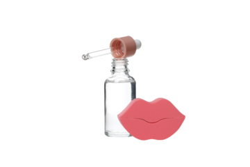PNG, hyaluronic acid for lips, isolated on white background.