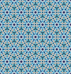 Seamless Arabic Islamic Moroccan Pattern