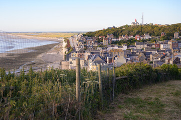 Coast near Ault on a sunny evening in summer
