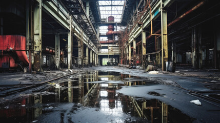 Abandoned old factory